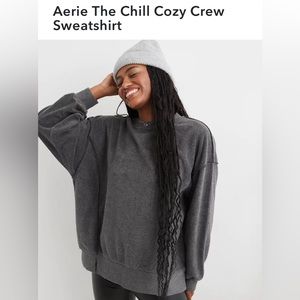 Aerie The Chill Cozy Crew Sweatshirt